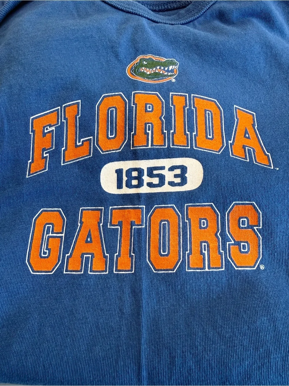 Florida Gators Baby Bodysuit 18M Blue NCAA Football Onesie